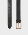 Atenas leather belt Black Saddler