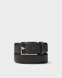 Trama leather belt Black Saddler