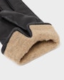 Edward leather gloves Black Saddler