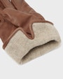 Edward leather gloves Brown Saddler