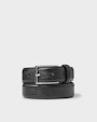 Mendoza structured leather belt Black Saddler