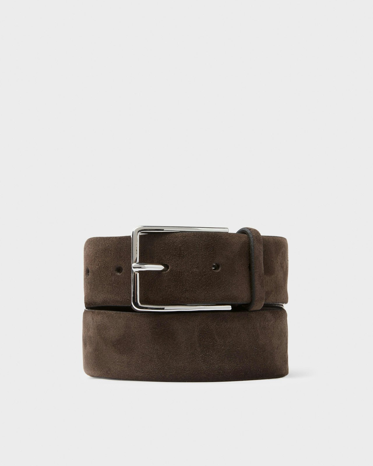 Bos suede belt Dark brown Saddler