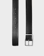 Mile leather belt Black Saddler