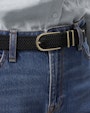 Mangola textile belt Black Saddler
