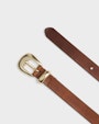 Tina skinnbelte  Brun Saddler