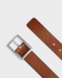 Francisco reversible leather belt Brown Saddler