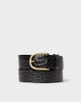Safira leather belt Black Saddler