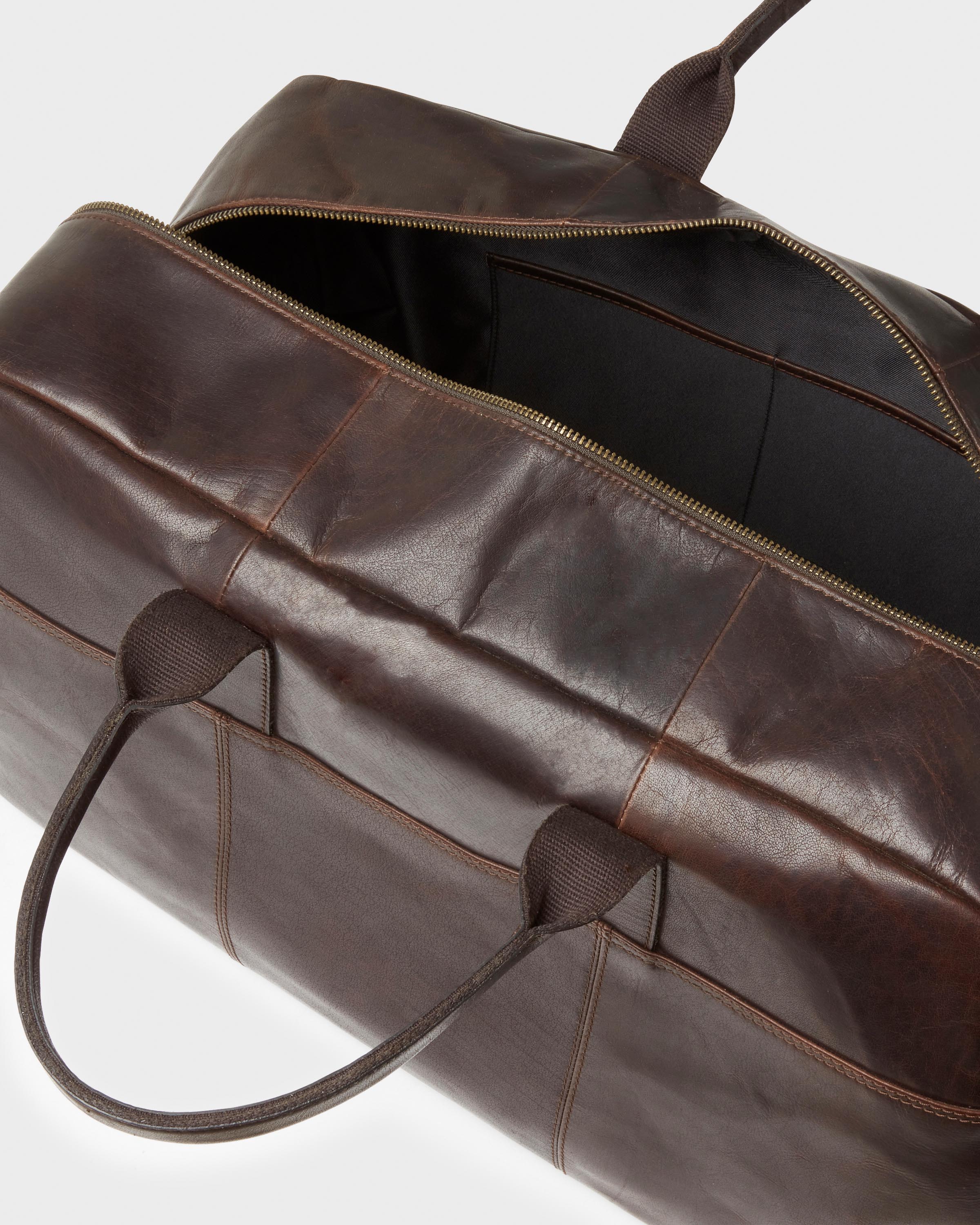 Weekend Leather Travel Soft duffel-style Bag – Sam Brown London