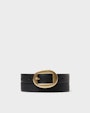 Bolsena leather belt Black Saddler