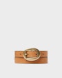 Bolsena leather belt Light brown Saddler