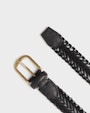 Vico leather belt Sort Saddler