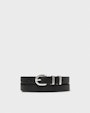 Kilen leather belt Black Saddler