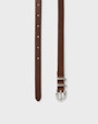 Kilen leather belt Brown Saddler