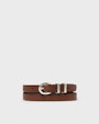 Kilen leather belt Brown Saddler