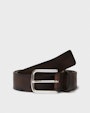 Bergviken leather belt Dark brown Saddler