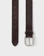 Bergviken leather belt Dark brown Saddler