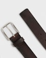 Bergviken leather belt Dark brown Saddler