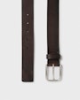 Bergviken leather belt Dark brown Saddler