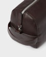 Milo toiletry bag Dark brown Saddler