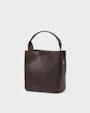 Elsa mini tote bag Dark brown Saddler