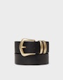 Serena leather belt Black Saddler