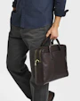 Noret computer bag Dark brown Saddler