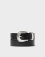 Mika leather belt Black Saddler