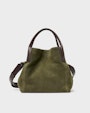 Inés mini toteveske Grønn Saddler