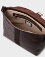 Aiden messenger bag Dark brown Saddler