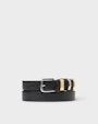 Lova leather belt Black Saddler