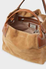 Inés mini tote bag Light brown Saddler