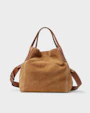 Inés mini tote bag Light brown Saddler