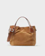 Inés mini tote bag Light brown Saddler